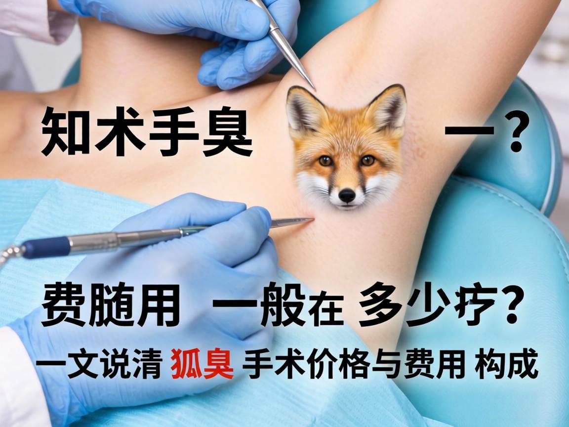 狐臭手术费用一般在多少？一文说清狐臭手术价格与费用构成