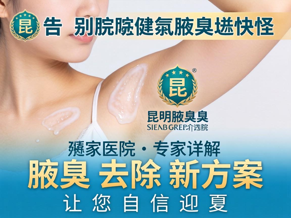 告别腋臭尴尬，昆明腋臭医院专家详解腋臭去除新方案，让您自信迎夏