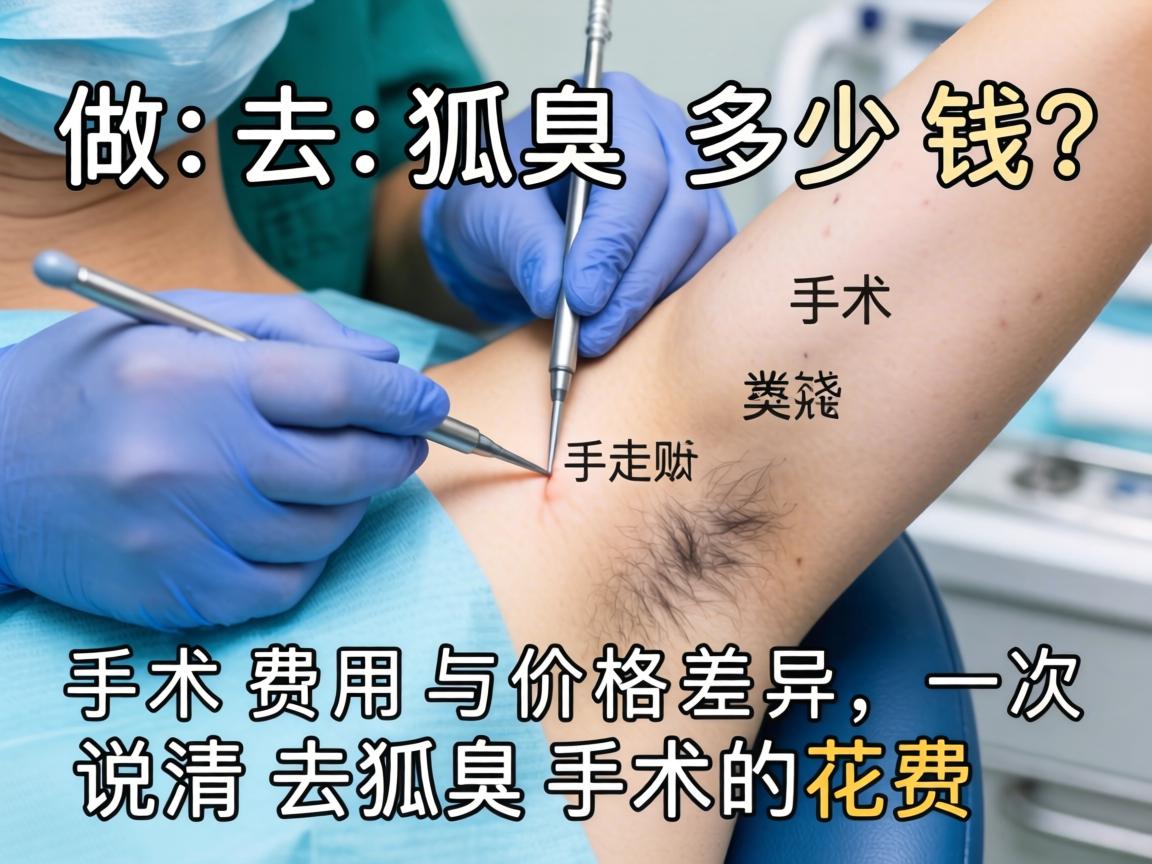 做去狐臭手术多少钱?手术费用与价格差异,一次说清去狐臭手术的花费 做去狐臭手术多少钱?手术费用与价格差异,一次说清去狐臭手术的花费