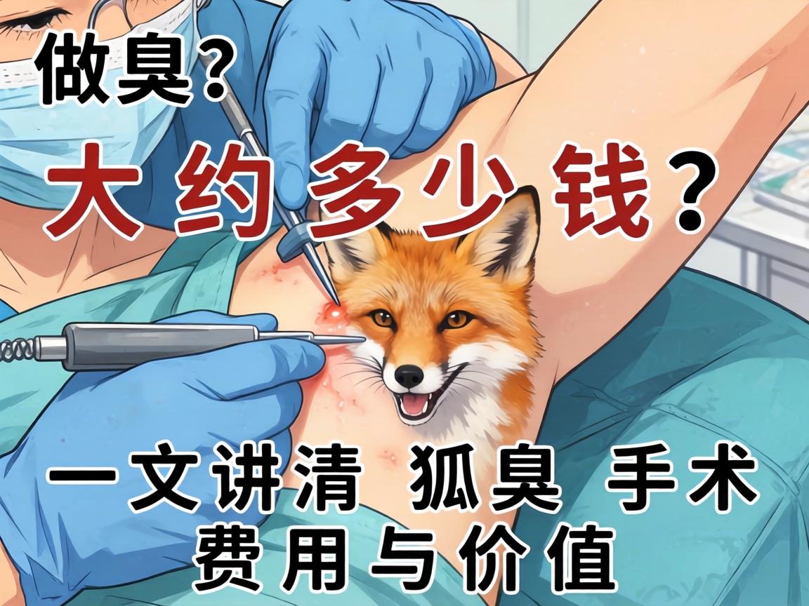 狐臭做手术大约多少钱?一文讲清狐臭手术费用与价值 狐臭做手术大约多少钱?一文讲清狐臭手术费用与价值