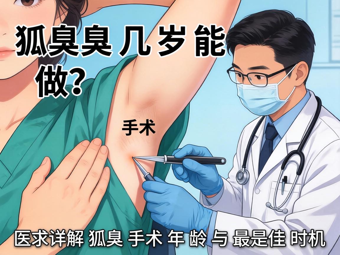 狐臭手术几岁能做？医生详解狐臭手术年龄与最佳时机