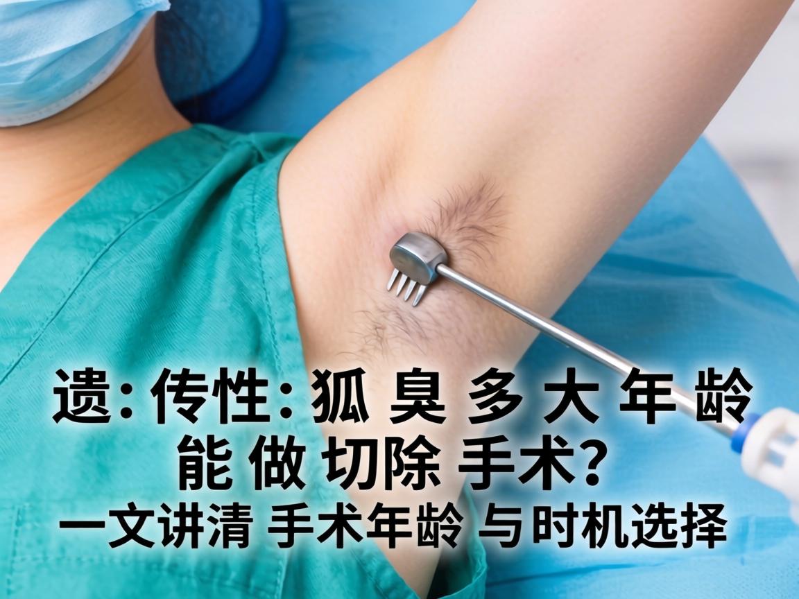 遗传性狐臭多大年龄能做切除手术？一文讲清手术年龄与时机选择