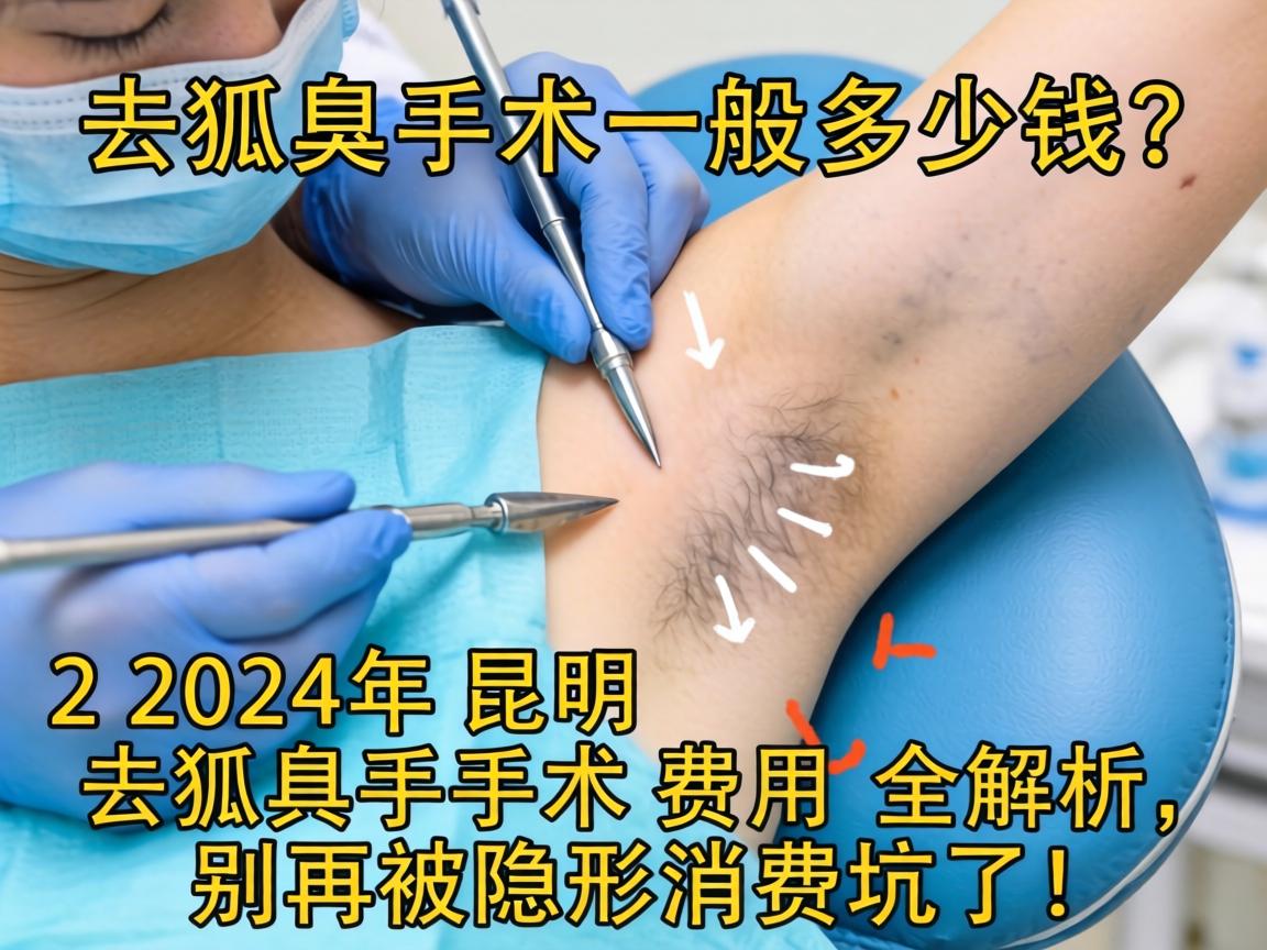 去狐臭手术一般多少钱?2024年昆明去狐臭手术费用全解析,别再被隐形消费坑了! 去狐臭手术一般多少钱?2024年昆明去狐臭手术费用全解析,别再被隐形消费坑了!
