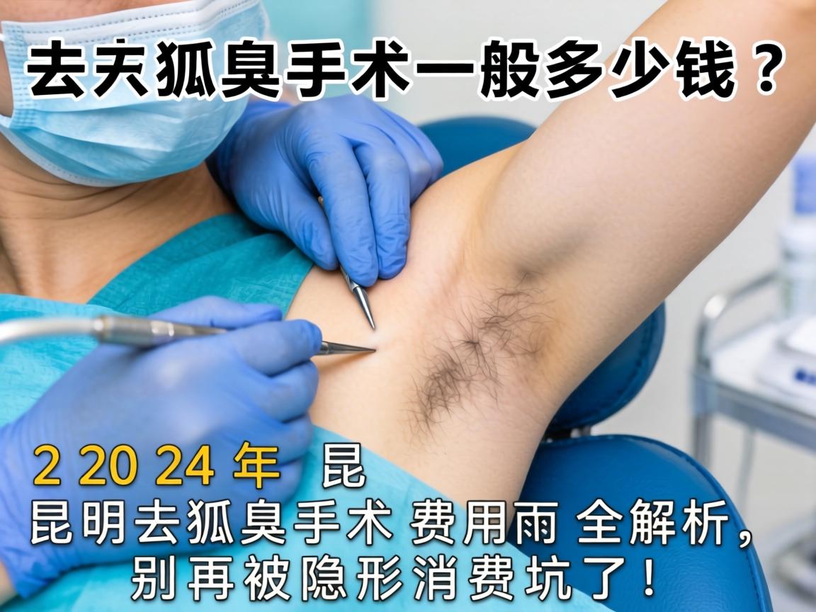去狐臭手术一般多少钱?2024年昆明去狐臭手术费用全解析,别再被隐形消费坑了! 去狐臭手术一般多少钱?2024年昆明去狐臭手术费用全解析,别再被隐形消费坑了!