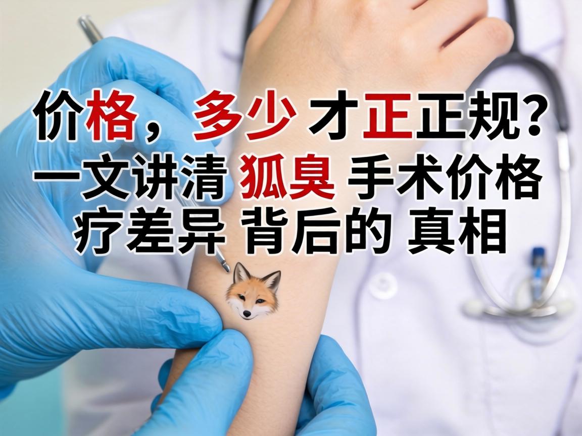 狐臭手术价格多少才正规？一文讲清狐臭手术价格差异背后的真相