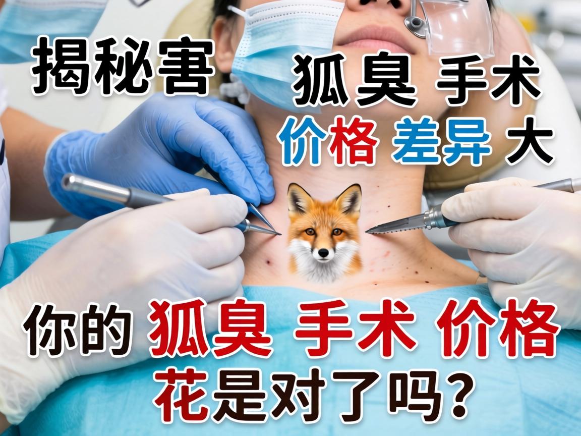 狐臭手术价格揭秘，狐臭手术价格差异大，你的狐臭手术价格花对了吗？