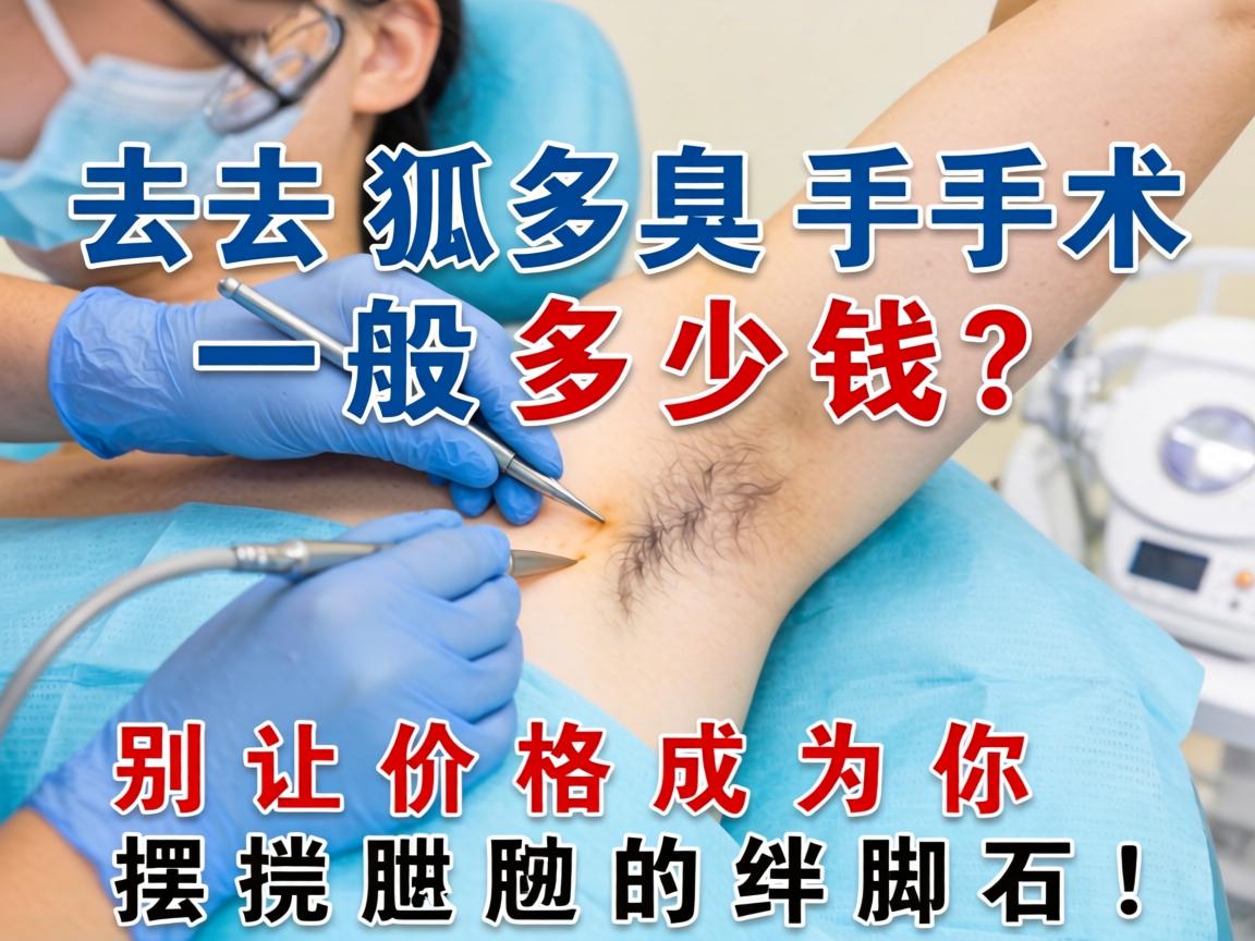 去狐臭手术一般多少钱？别让价格成为你摆脱尴尬的绊脚石！