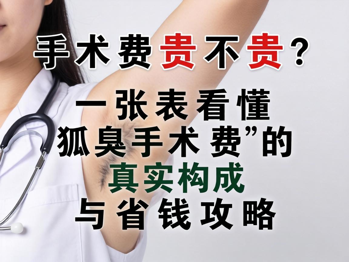 狐臭手术费贵不贵？一张表看懂狐臭手术费的真实构成与省钱攻略