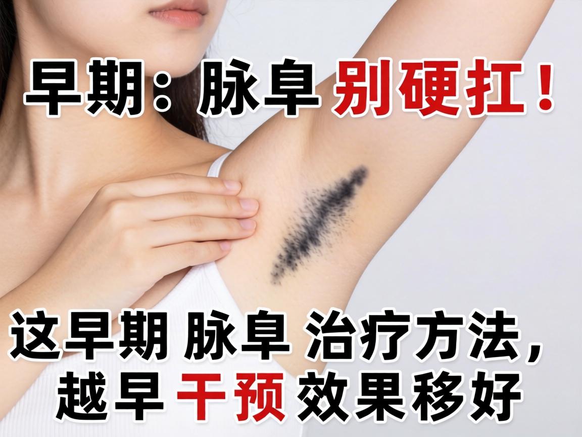 早期腋臭别硬扛！这些早期腋臭治疗方法，越早干预效果越好