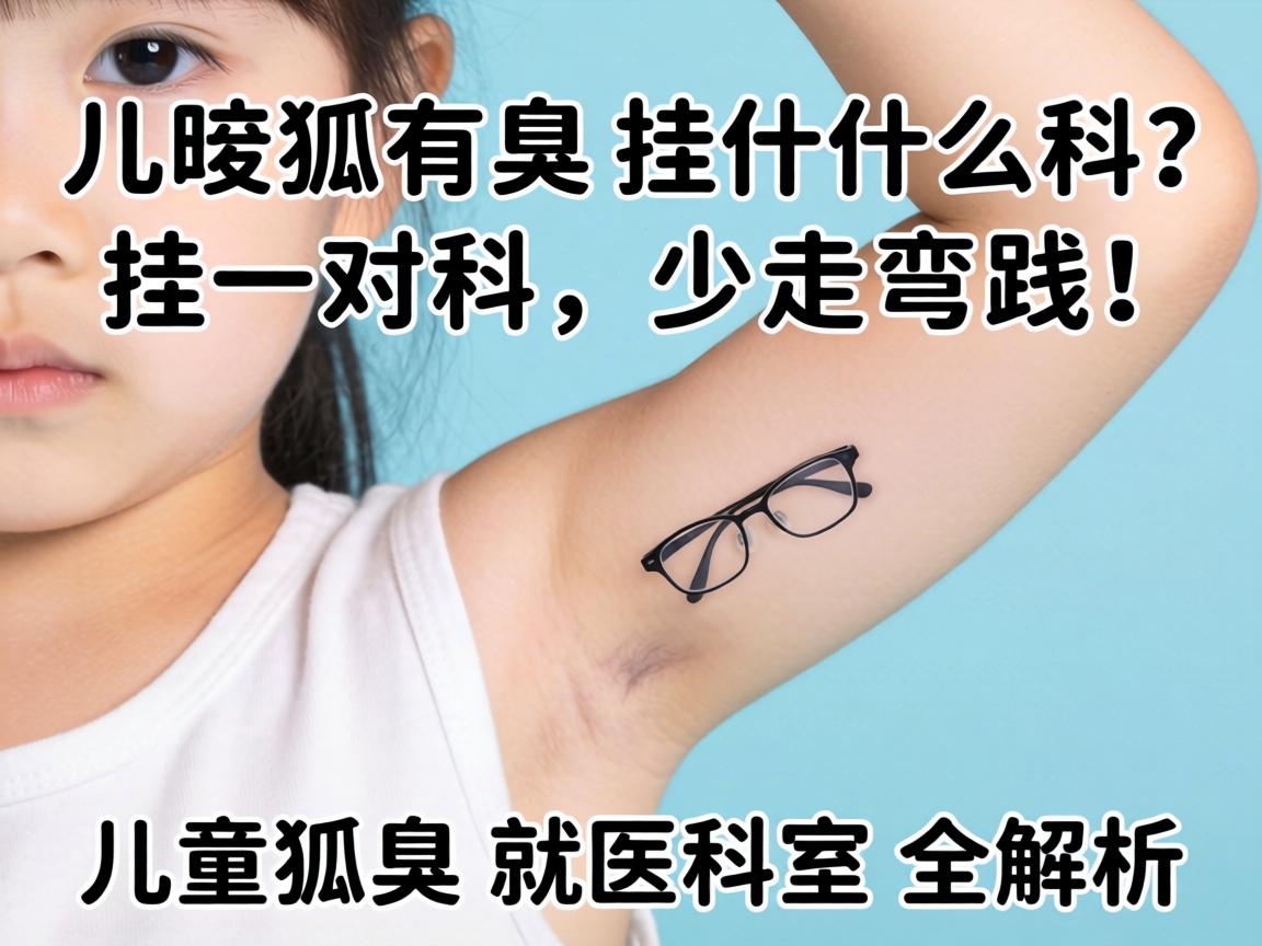 儿童狐臭挂什么科？挂对科，少走弯路！儿童狐臭就医科室全解析