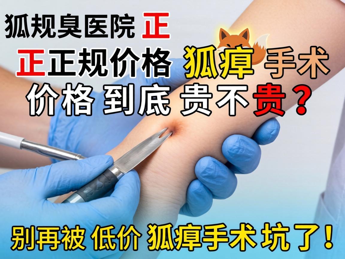 狐臭手术价格揭秘，正规医院狐臭手术价格到底贵不贵？别再被低价狐臭手术坑了！