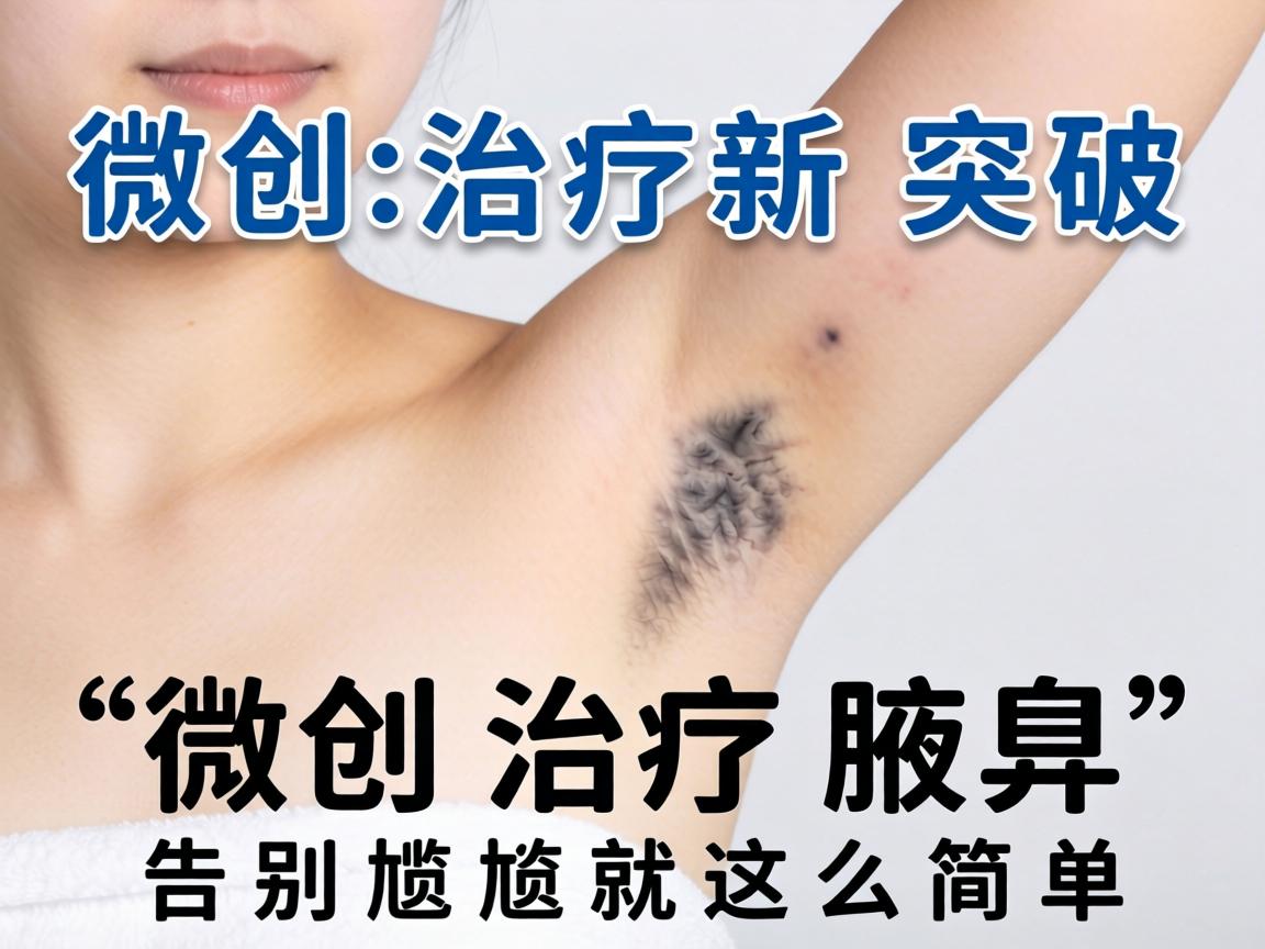 腋臭微创治疗新突破，微创治疗腋臭，告别尴尬就这么简单