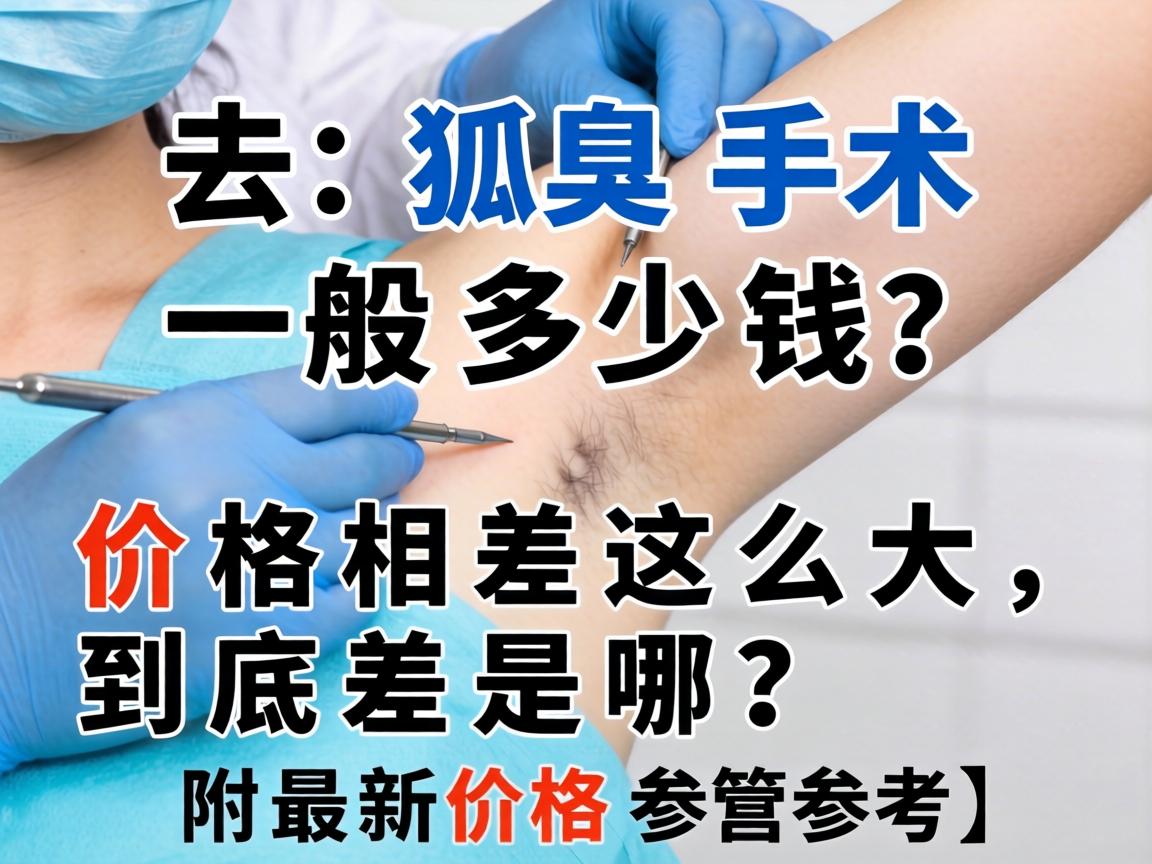 去狐臭手术一般多少钱？价格相差这么大，到底差在哪？附最新价格参考）