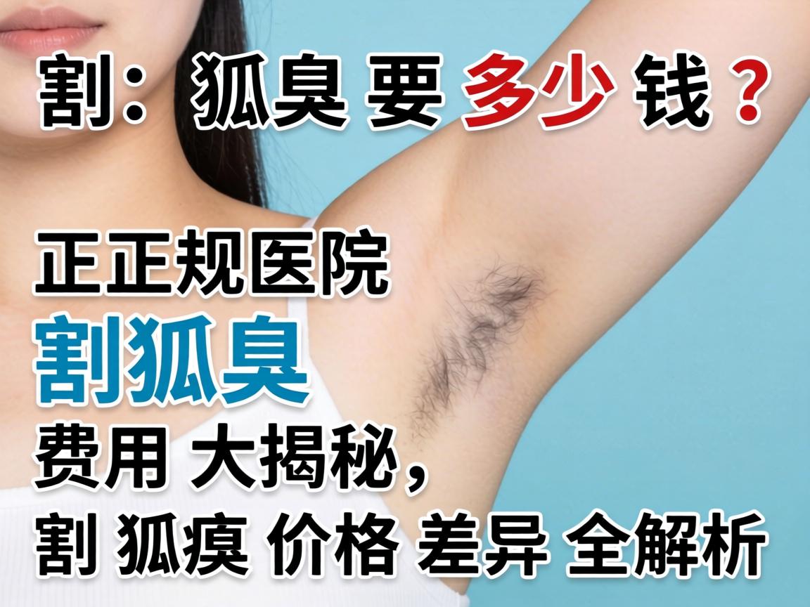 割狐臭要多少钱?正规医院割狐臭费用大揭秘,割狐臭价格差异全解析 割狐臭要多少钱?正规医院割狐臭费用大揭秘,割狐臭价格差异全解析