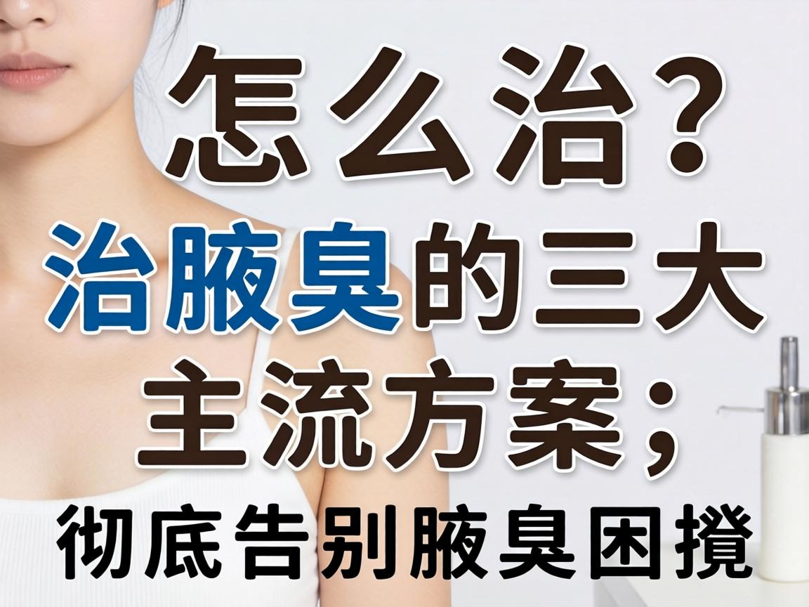 腋臭怎么治？治腋臭的三大主流方案，彻底告别腋臭困扰