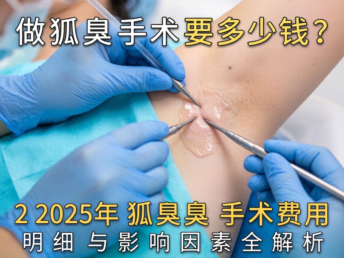 做狐臭手术要多少钱？2025年狐臭手术费用明细与影响因素全解析