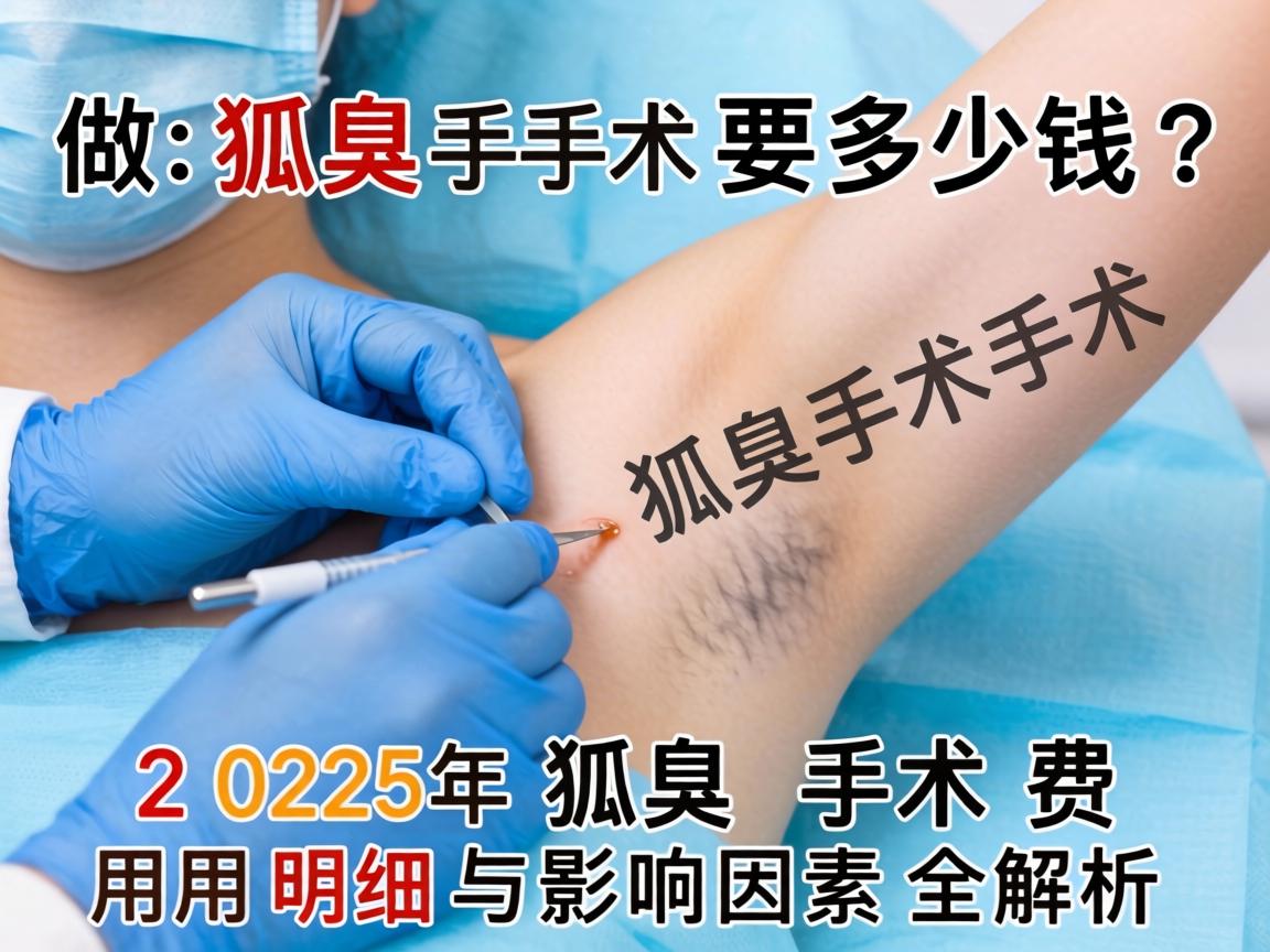 做狐臭手术要多少钱？2025年狐臭手术费用明细与影响因素全解析