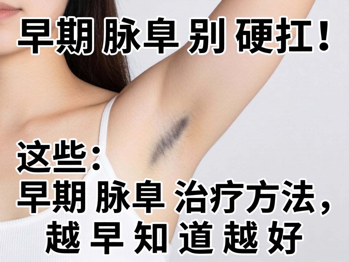 早期腋臭别硬扛！这些早期腋臭治疗方法，越早知道越好
