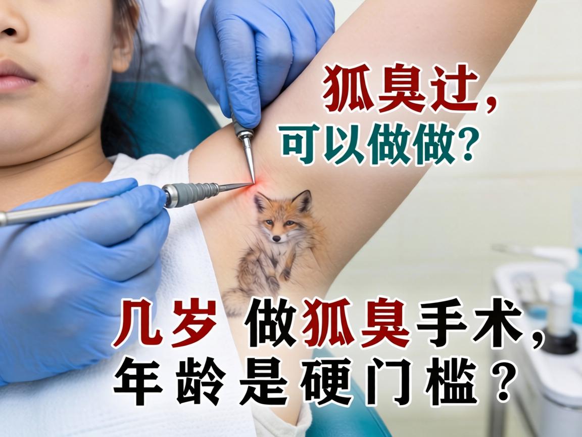 狐臭手术几岁可以做？做狐臭手术，年龄是硬门槛吗？