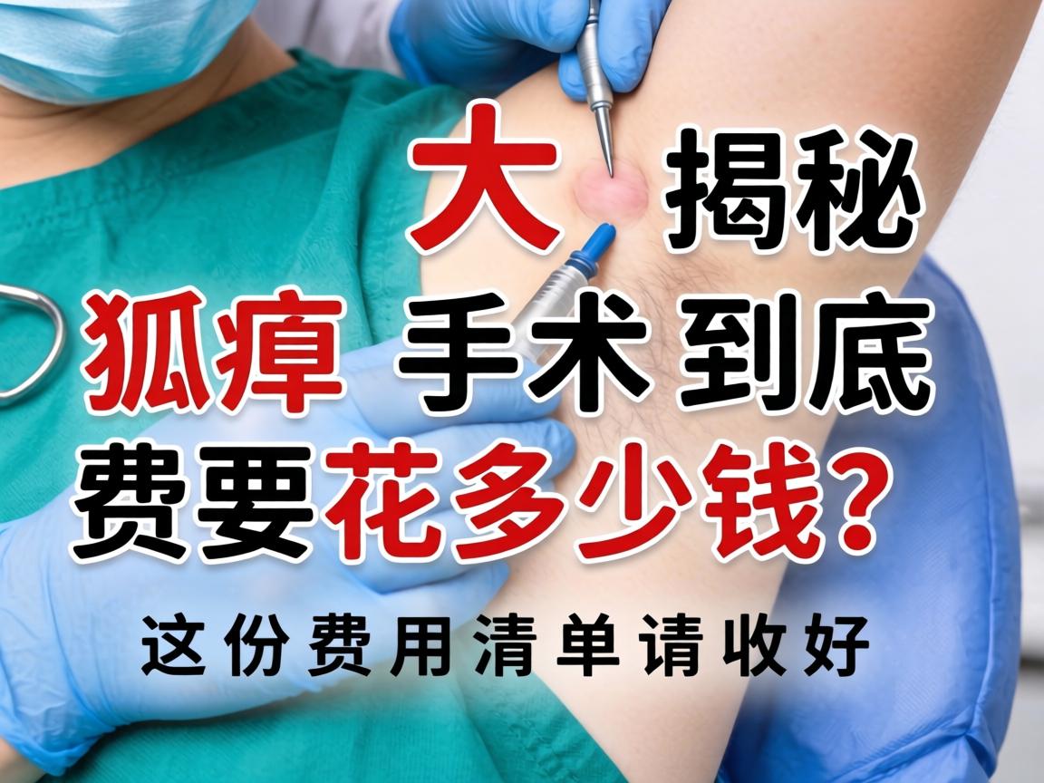 狐臭手术费用大揭秘，狐臭手术到底要花多少钱？这份费用清单请收好