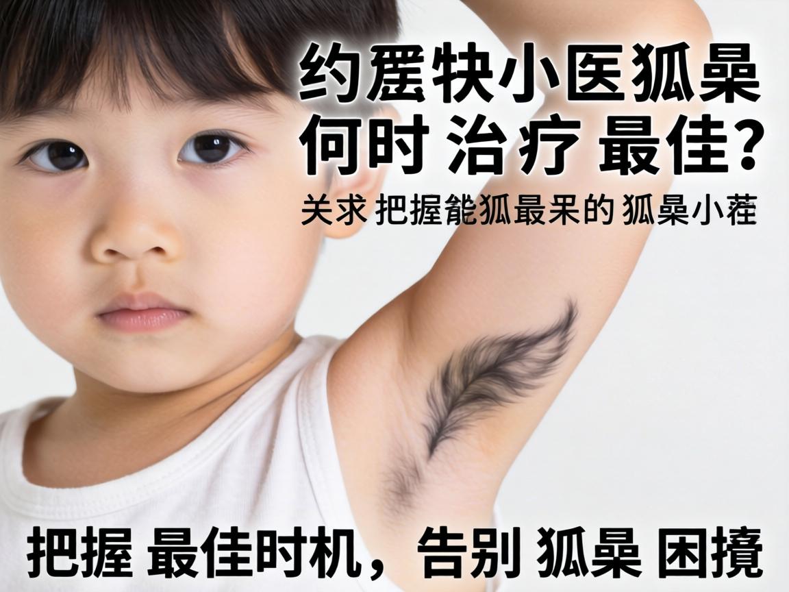 小孩狐臭何时治疗最佳？把握最佳时机，告别狐臭困扰