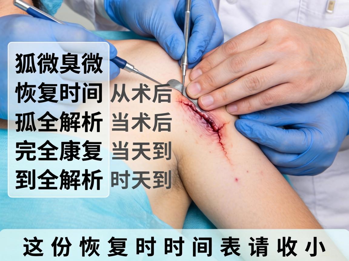 狐臭微创手术恢复时间全解析，从术后当天到完全康复，这份恢复时间表请收好