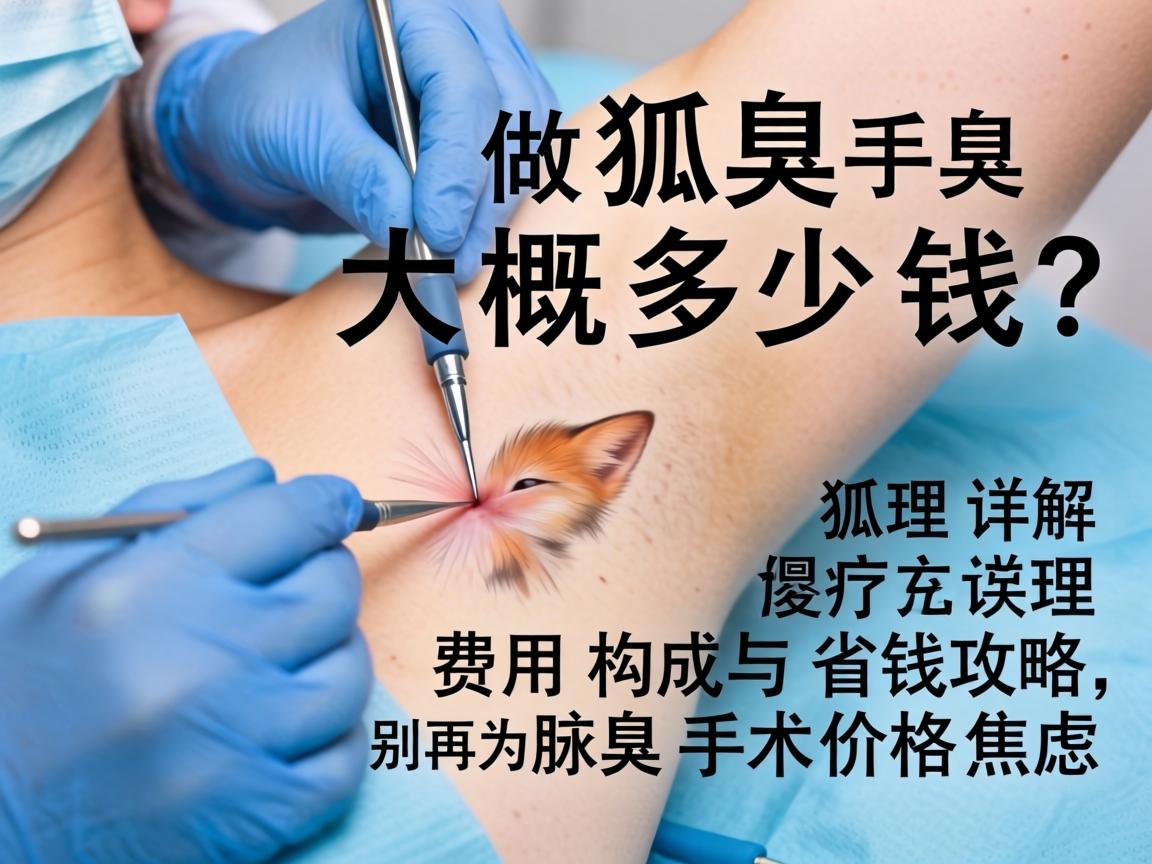 狐臭做手术大概多少钱？详解费用构成与省钱攻略，别再为腋臭手术价格焦虑