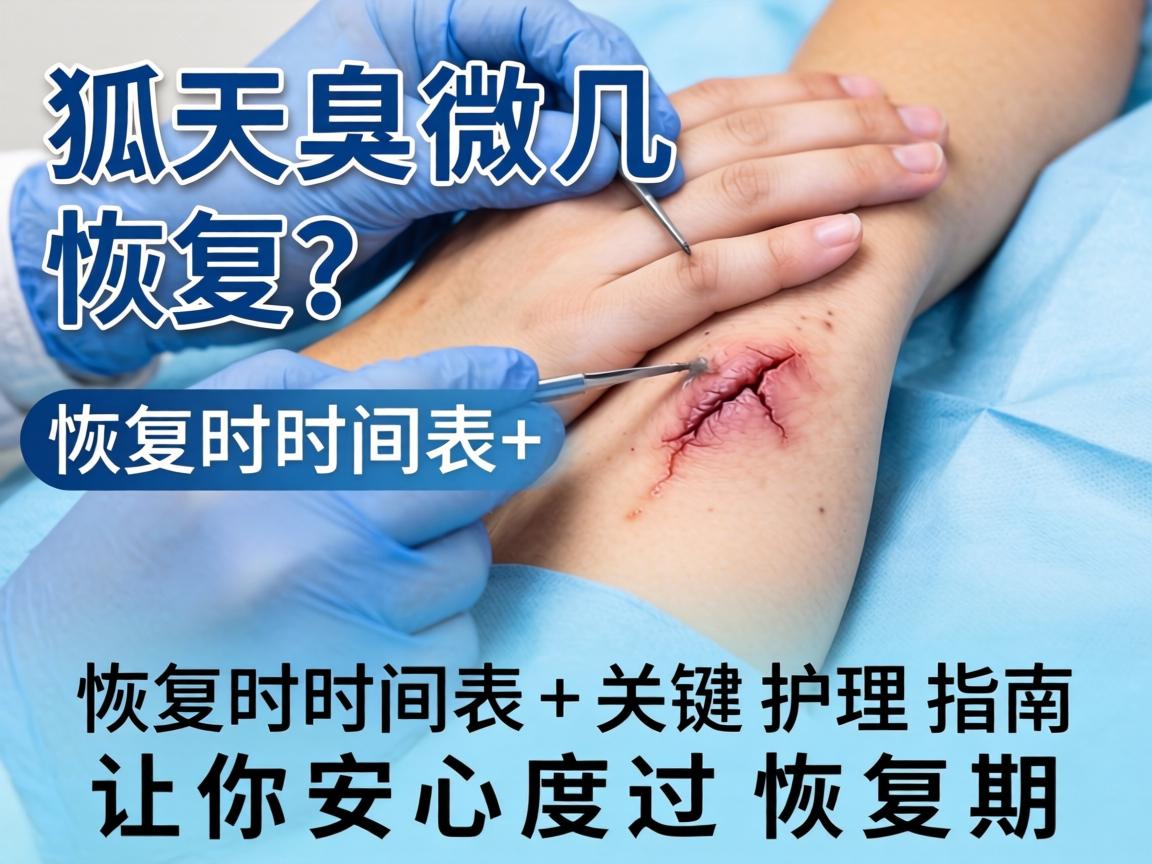狐臭微创手术几天恢复？恢复时间表+关键护理指南，让你安心度过恢复期