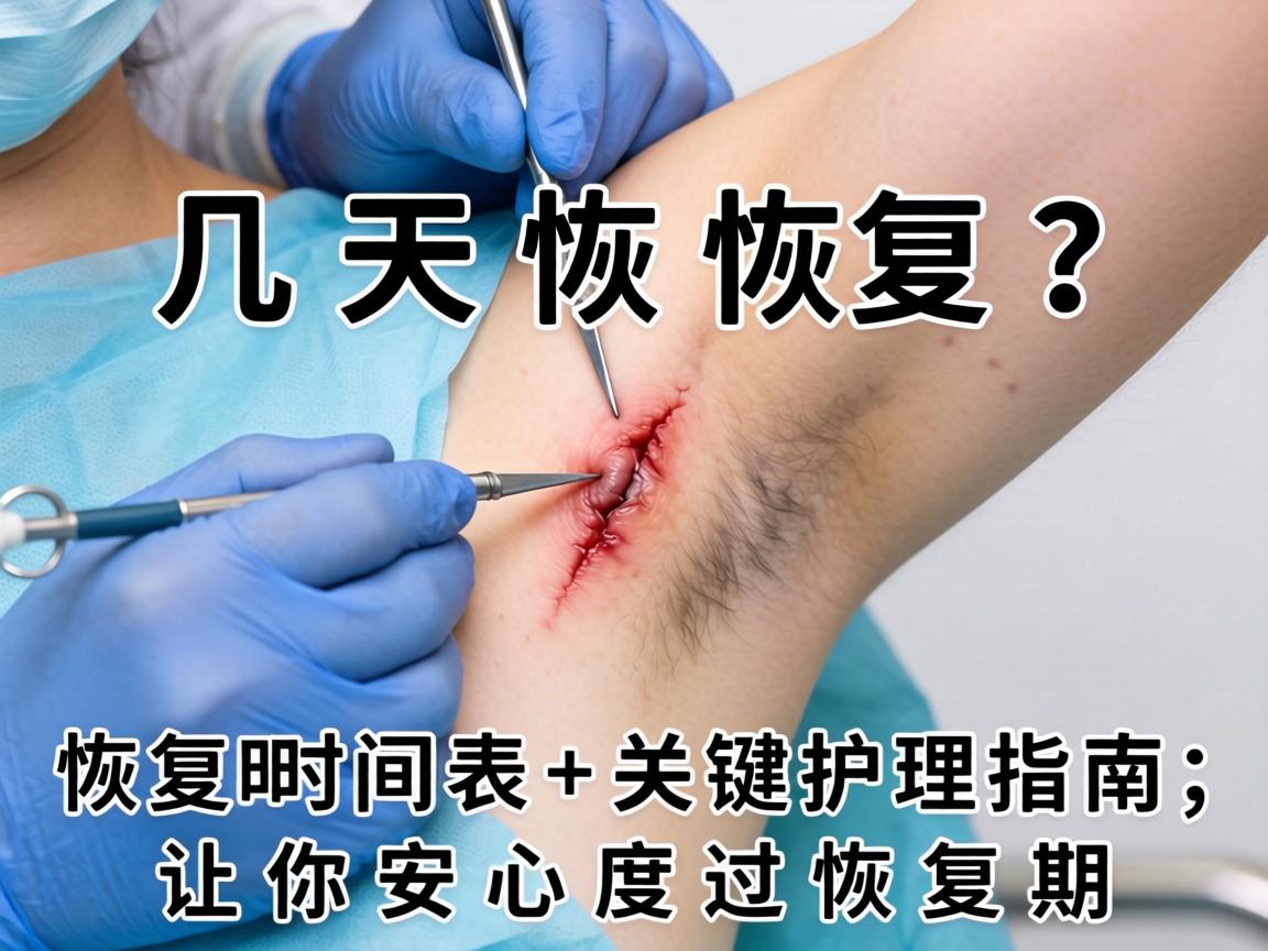 狐臭微创手术几天恢复？恢复时间表+关键护理指南，让你安心度过恢复期