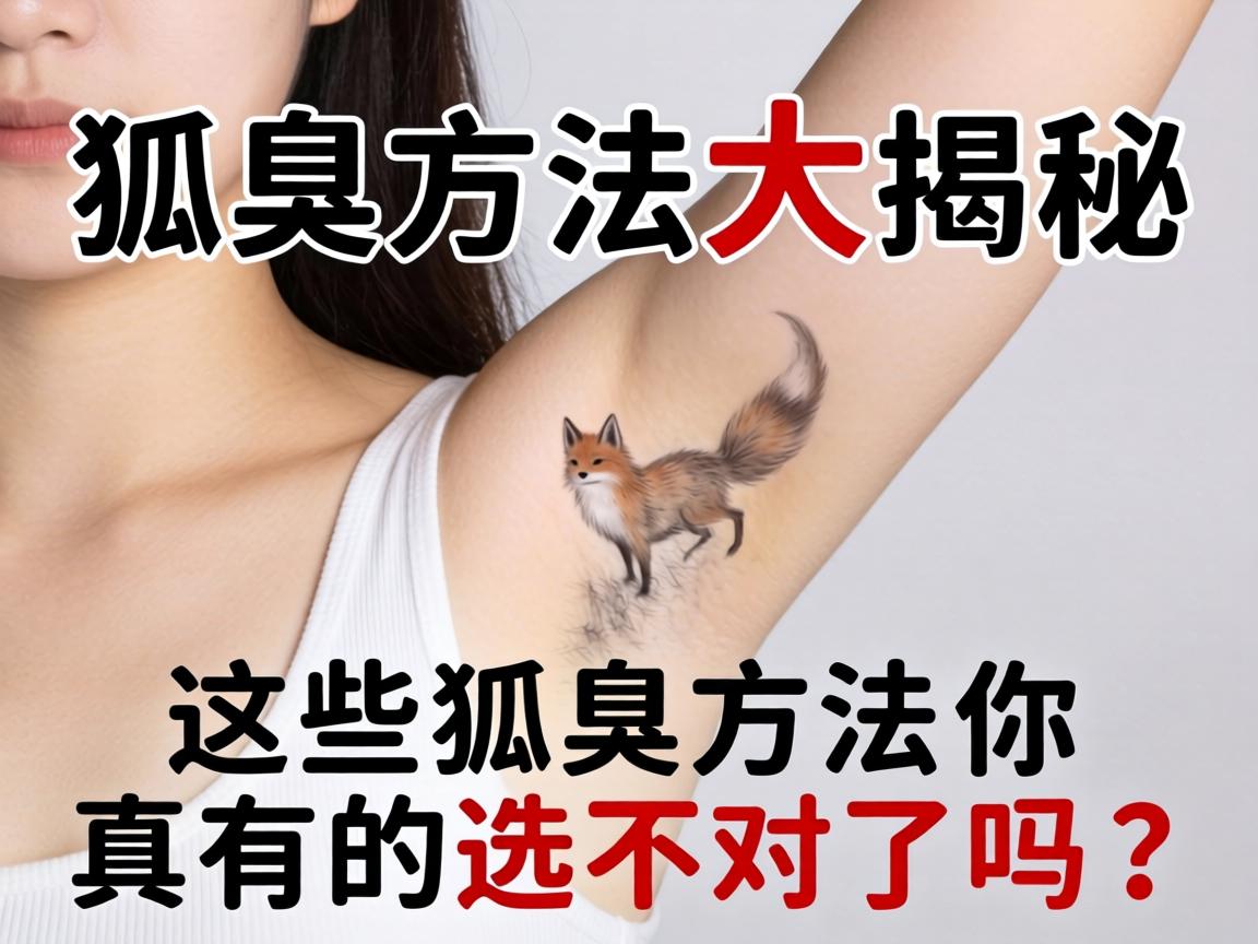 狐臭方法大揭秘，这些狐臭方法你真的选对了吗？