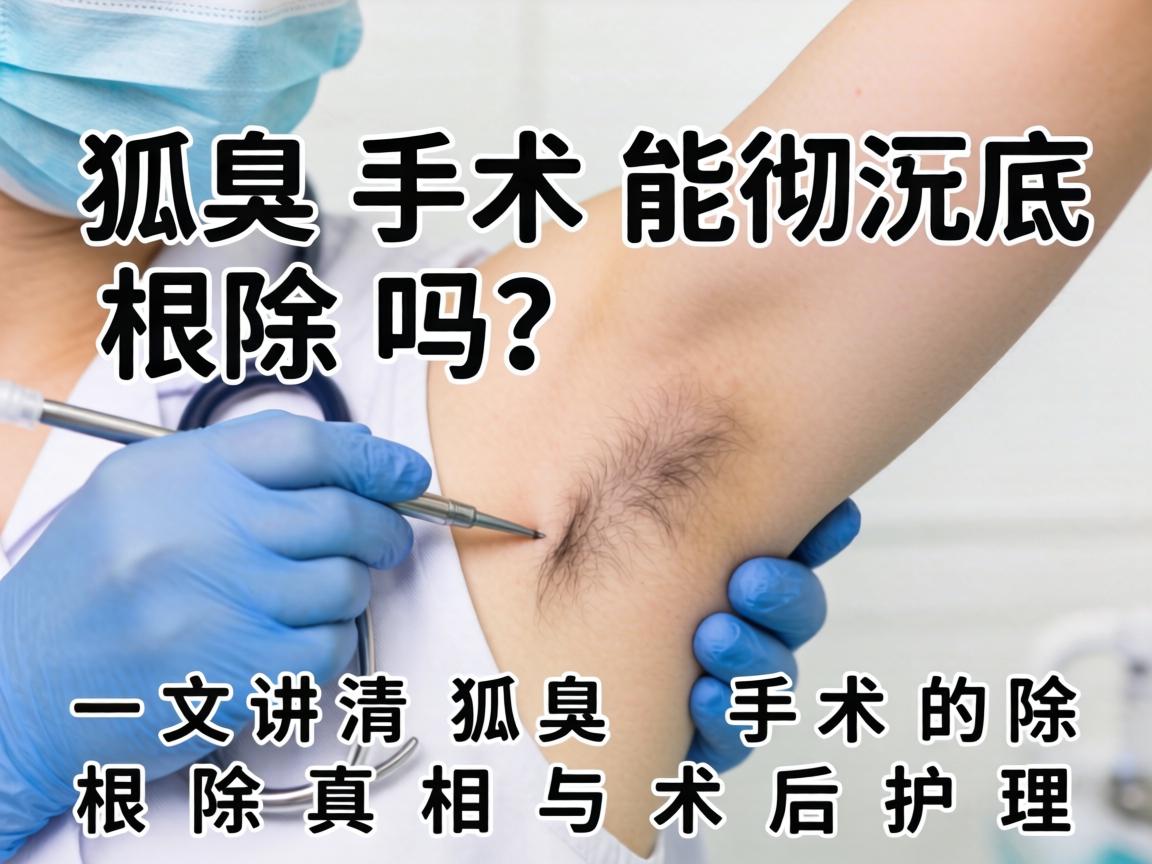 狐臭手术能彻底根除吗？一文讲清狐臭手术的根除真相与术后护理