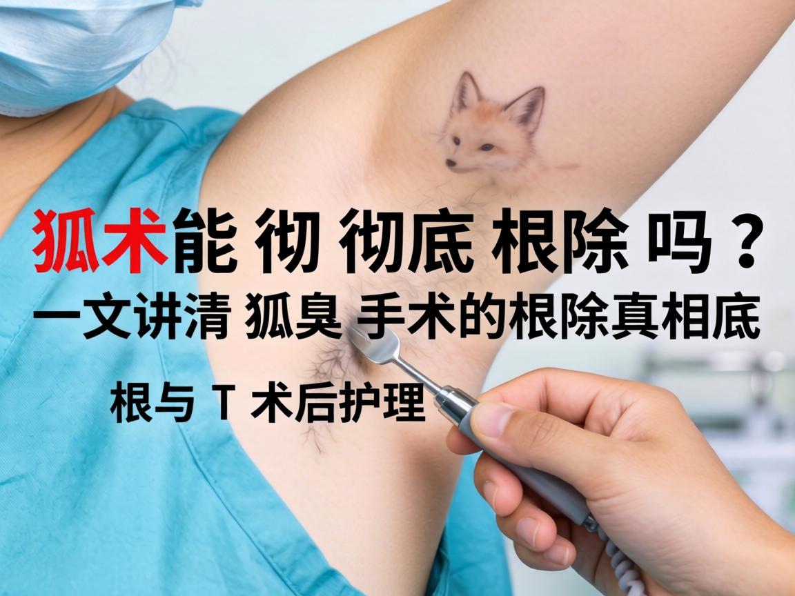 狐臭手术能彻底根除吗？一文讲清狐臭手术的根除真相与术后护理