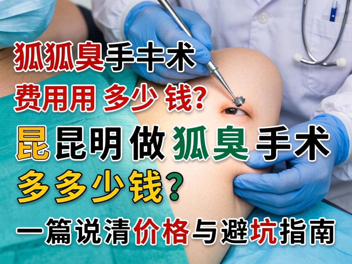狐臭手术费用多少钱？昆明做狐臭手术多少钱？一篇说清价格与避坑指南