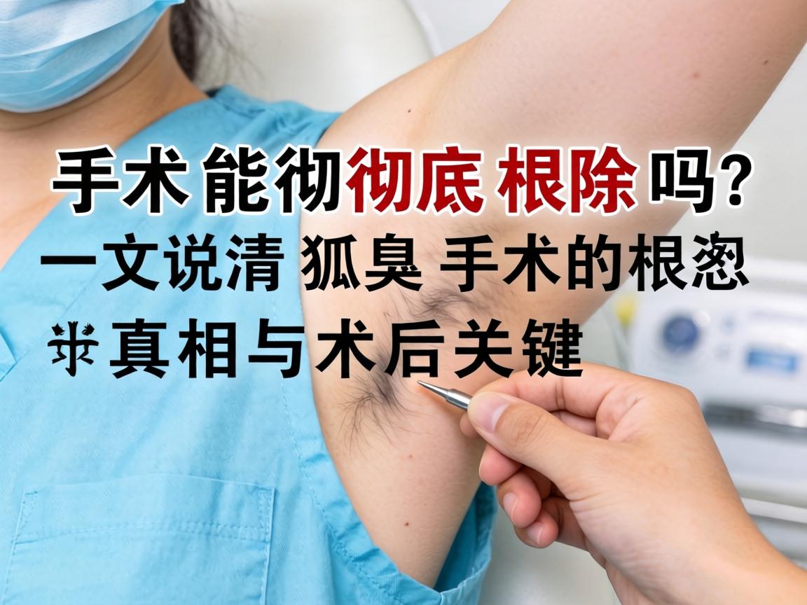 狐臭手术能彻底根除吗？一文说清狐臭手术的根治真相与术后关键