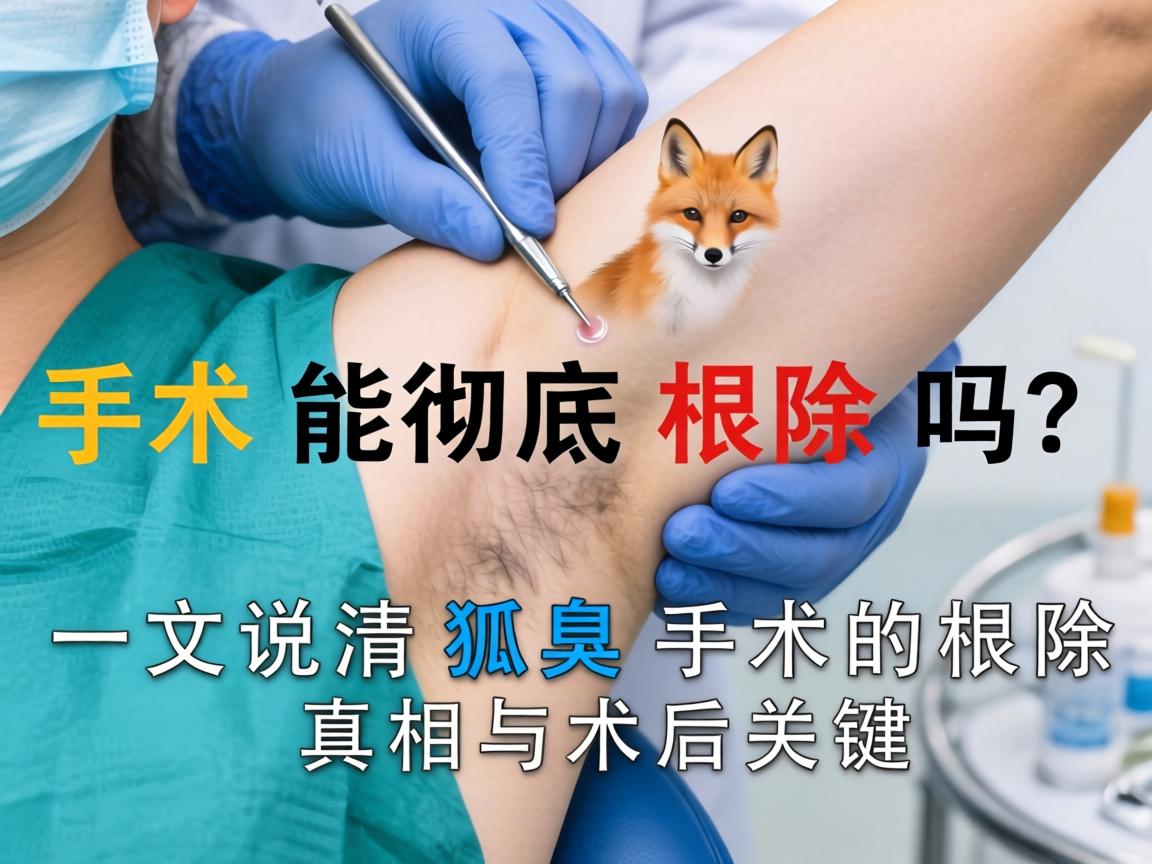 狐臭手术能彻底根除吗？一文说清狐臭手术的根治真相与术后关键