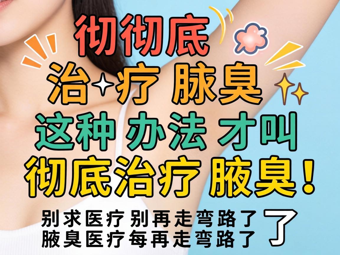 彻底治疗腋臭，这种办法才叫彻底治疗腋臭！别再走弯路了
