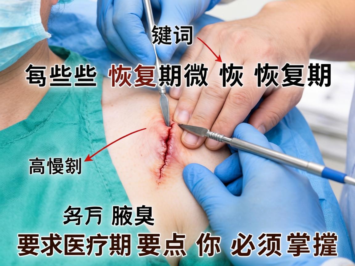 腋臭微创手术后恢复期，这些恢复期要点你必须掌握