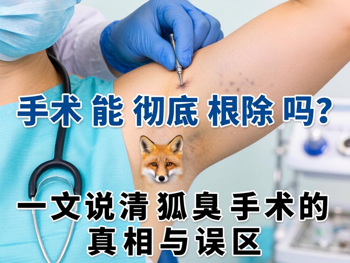 狐臭手术能彻底根除吗？一文说清狐臭手术的真相与误区