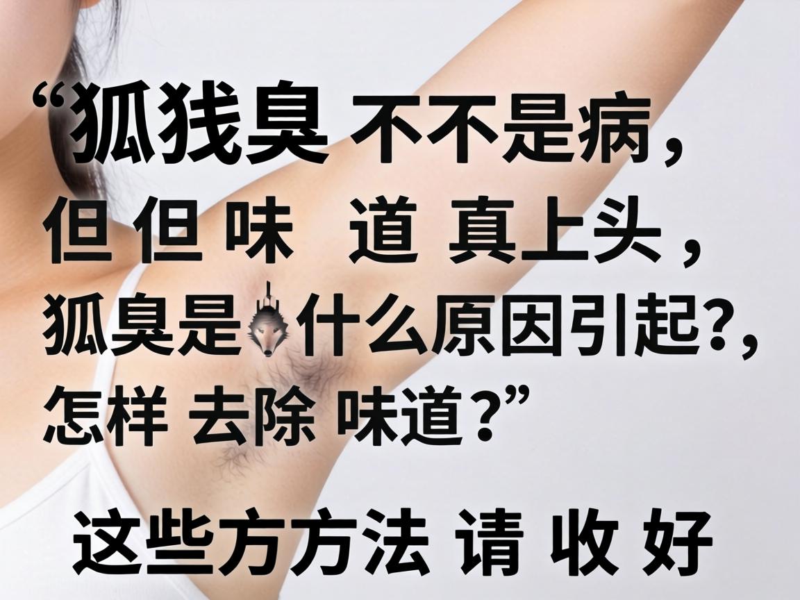 狐臭不是病，但味道真上头，狐臭是什么原因引起的，怎样去除味道？这些方法请收好
