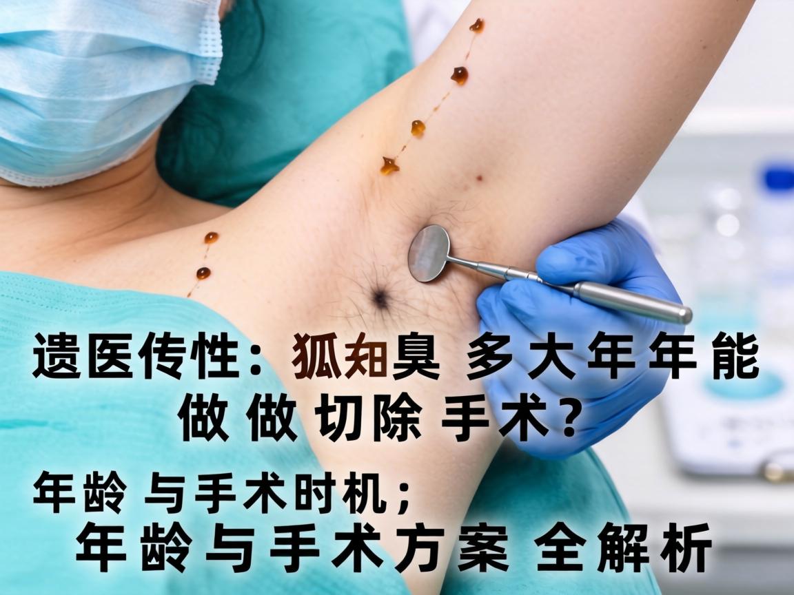 遗传性狐臭多大年龄能做切除手术?年龄与手术时机,年龄与手术方案全解析 遗传性狐臭多大年龄能做切除手术?年龄与手术时机,年龄与手术方案全解析