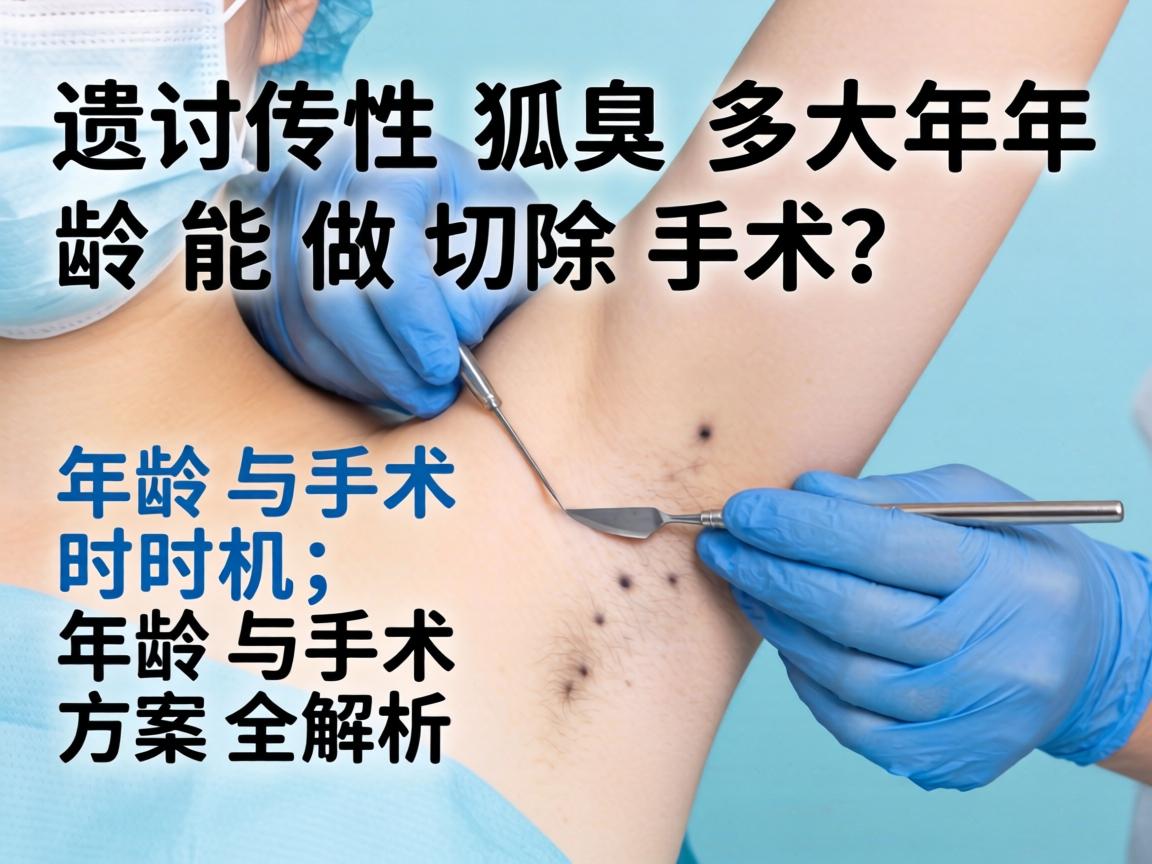 遗传性狐臭多大年龄能做切除手术?年龄与手术时机,年龄与手术方案全解析 遗传性狐臭多大年龄能做切除手术?年龄与手术时机,年龄与手术方案全解析