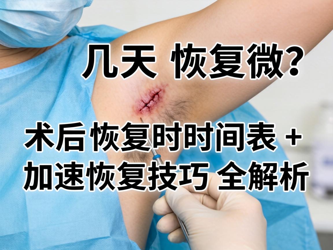 狐臭微创手术几天恢复？术后恢复时间表+加速恢复技巧全解析