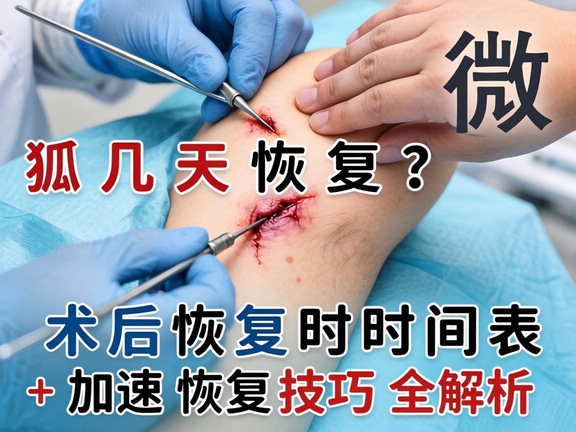 狐臭微创手术几天恢复？术后恢复时间表+加速恢复技巧全解析