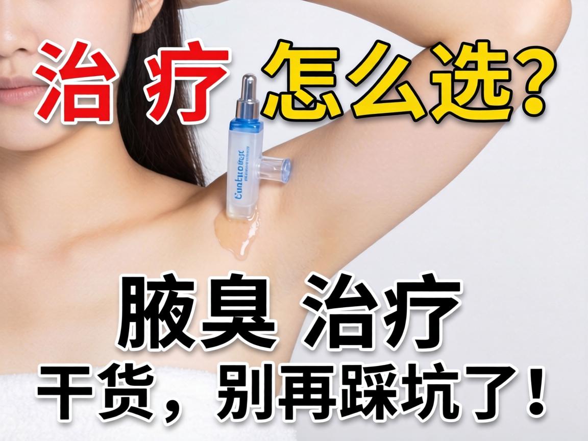腋臭治疗怎么选？腋臭治疗干货，别再踩坑了！