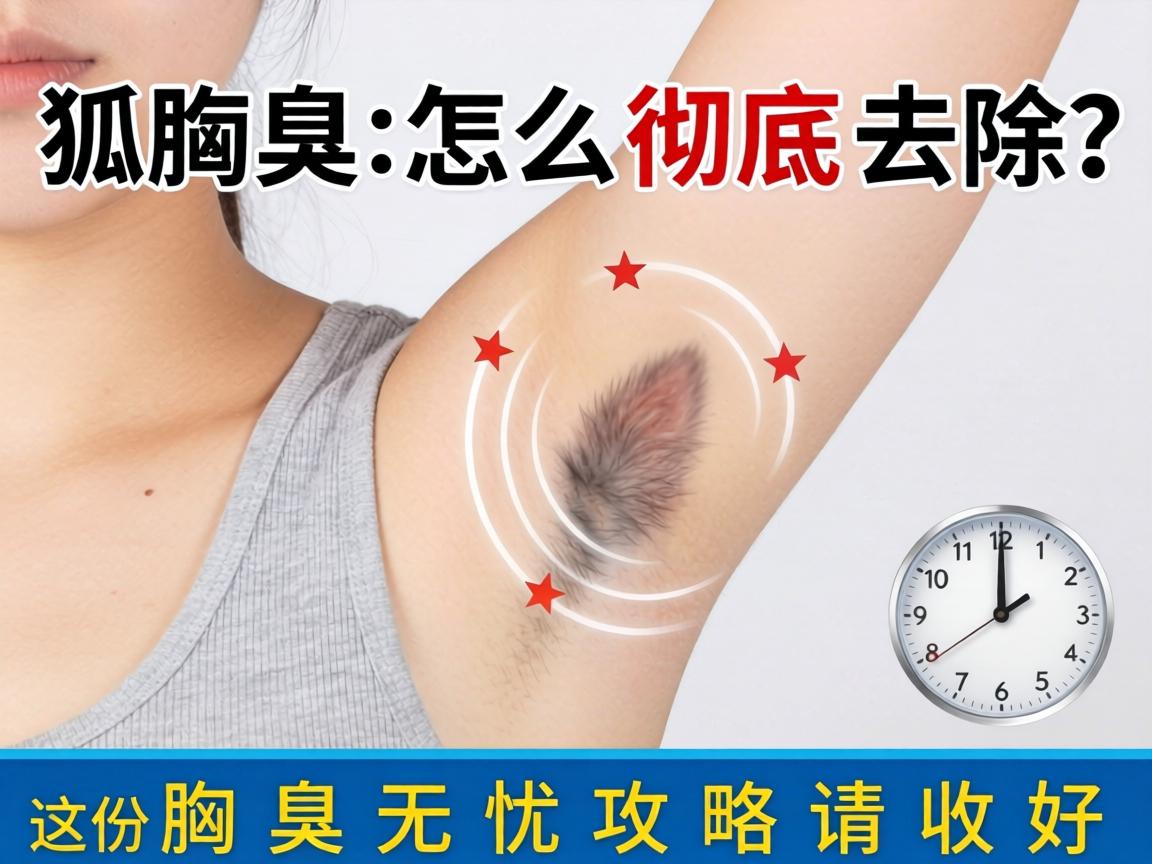 狐臭怎么彻底去除？这份腋臭无忧攻略请收好