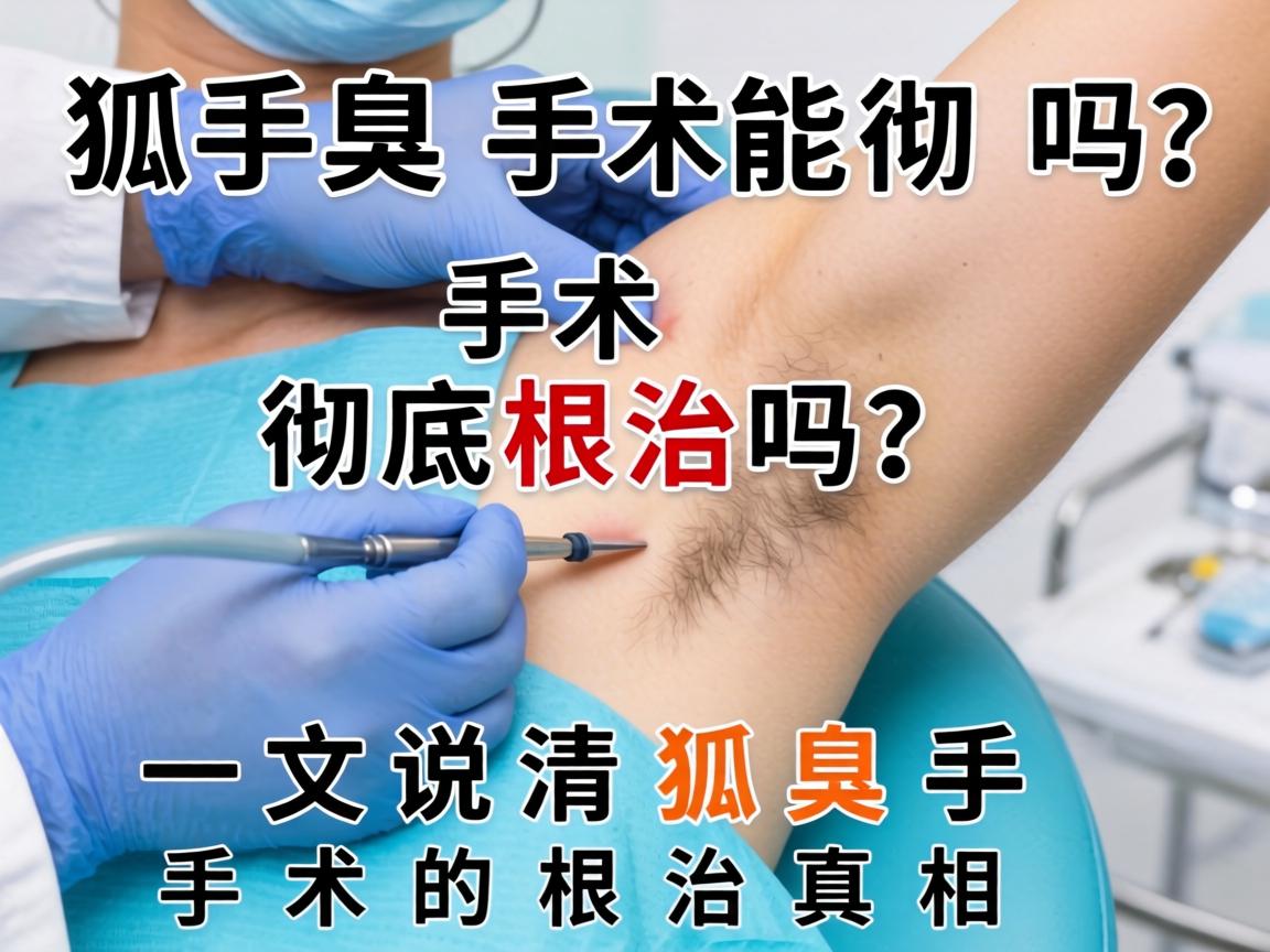 狐臭手术能彻底根治吗？一文说清狐臭手术的根治真相