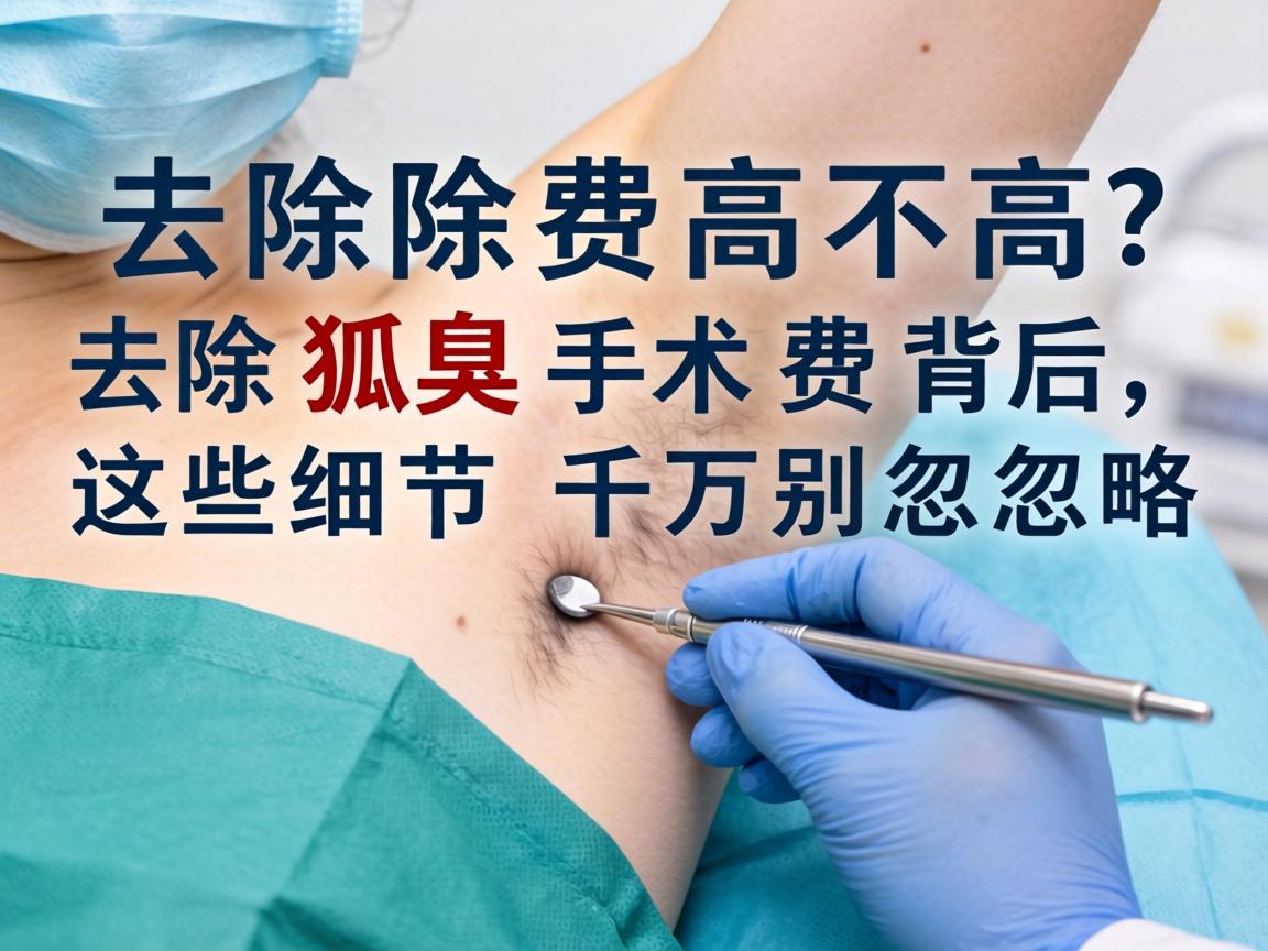 去除狐臭手术费高不高？去除狐臭手术费背后，这些细节千万别忽略