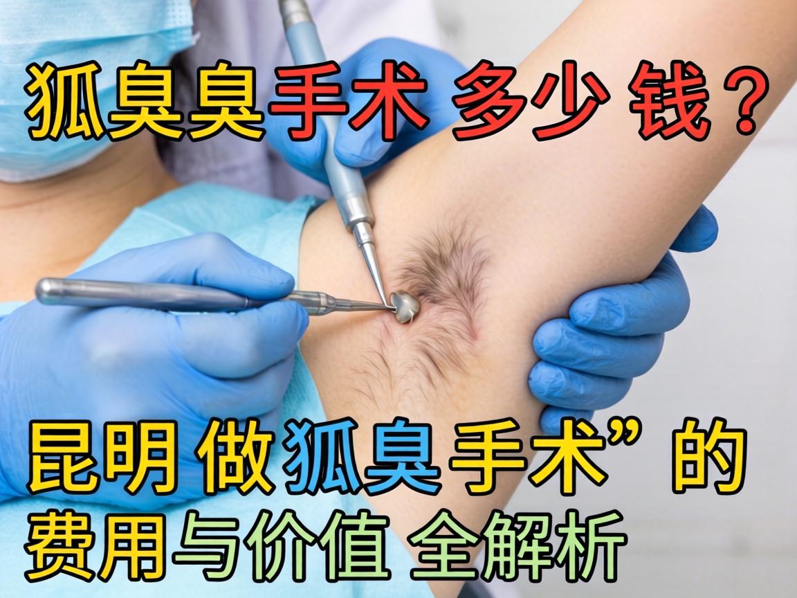 狐臭手术多少钱？昆明做狐臭手术的费用与价值全解析