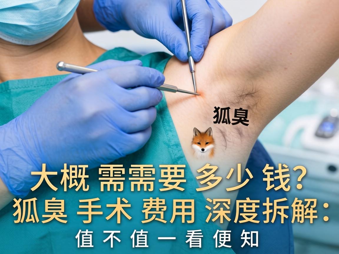 狐臭手术大概需要多少钱？狐臭手术费用深度拆解，值不值一看便知