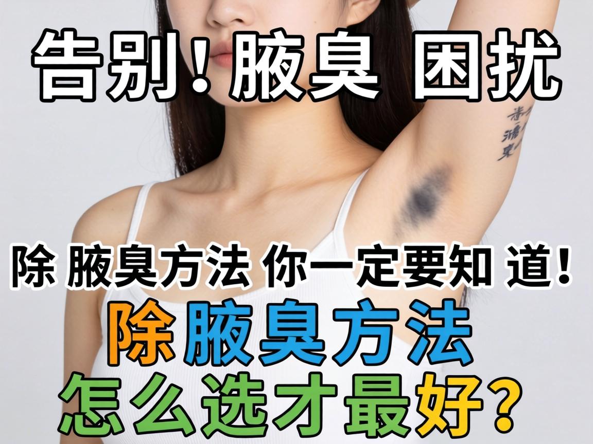 告别腋臭困扰，这些除腋臭方法你一定要知道！除腋臭方法怎么选才最好？